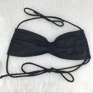 Victoria’s Secret Black Pull-String Bikini Top